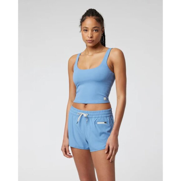 Vuori Tops - Vuori Isle Blue Daily Crop Top Size Medium 41738